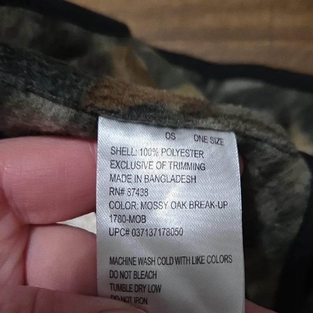 🔵3/$13 Camouflage Heated Fleece Face Mask
